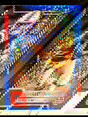 2025 Bowman Chrome U #50  Cayden Lee  Blue Mini-Diamond Refractor  /150  Ole Miss