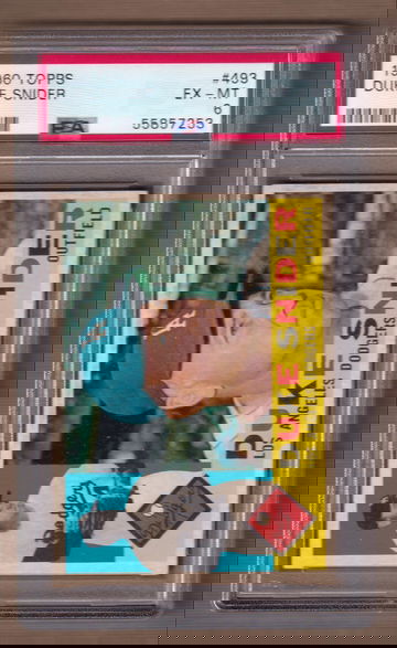 1960 Topps #493 Duke Snider PSA 6