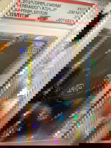 Fernando Tatis 2019 Topps Chrome Sapphire PSA 10