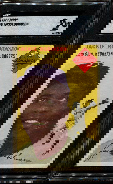 1954 Topps #10 Jackie Robinson SGC 2 GD