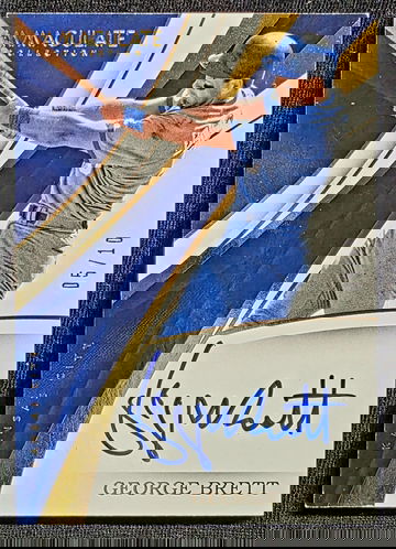 2017 Panini Immaculate George Brett Auto