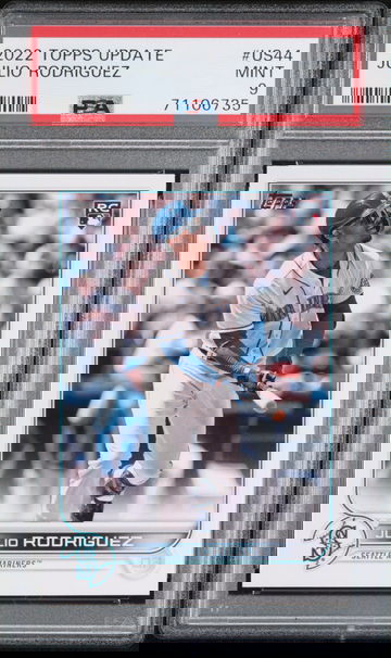 2022 Topps Update Julio Rodriguez RC #US44 - PSA 9 -Seattle Mariners