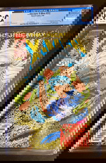 Uncanny X-Men 312 CGC 9.2 White Pages New Case Marvel 5/94