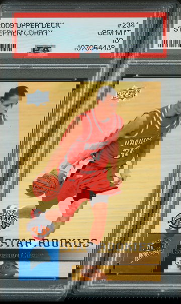 2009 Upper Deck #234 Steph Curry PSA 10 Rookie