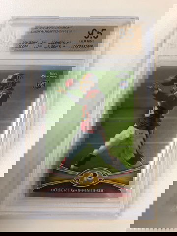 2012 Topps Chrome - Robert Griffin III - Rookie Base BGS 9.5 Gem Mint