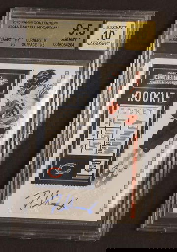 2020 Panini Contenders Rookie Ticket Darnell Mooney #204 RC Auto BGS 9.5 Auto 10