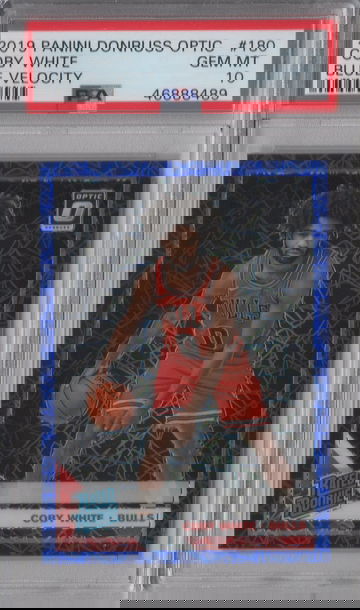 2019 Optic Coby White Blue Velocity PSA 10