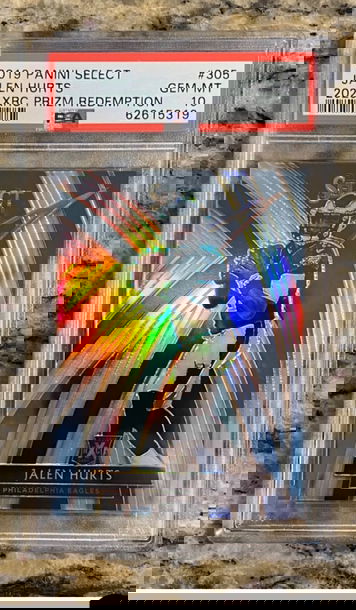 2019 Panini Select XRC Prizm Jalen Hurts PSA Pop 50