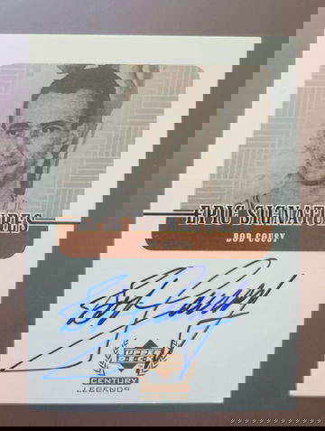 1999 Upper Deck Century Legends Bob Cousey