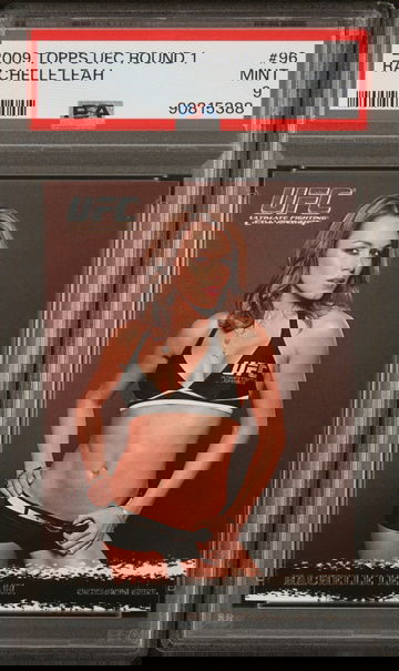 2009 Topps Round 1 Rachelle Leah #96 Octagon Ring Girl PSA 9 POP 10 - 1 Higher