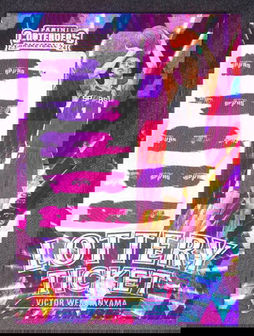 /99 2023-24 Contenders Victor Wembanyama RC Lottery Ticket Playoff Edition /99