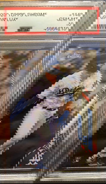 Gavin Lux 2020 Topps chrome RC PSA 10