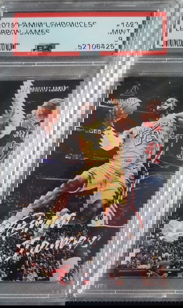 2019 Panini Chronicles Luminance Lebron James PSA 9 #162