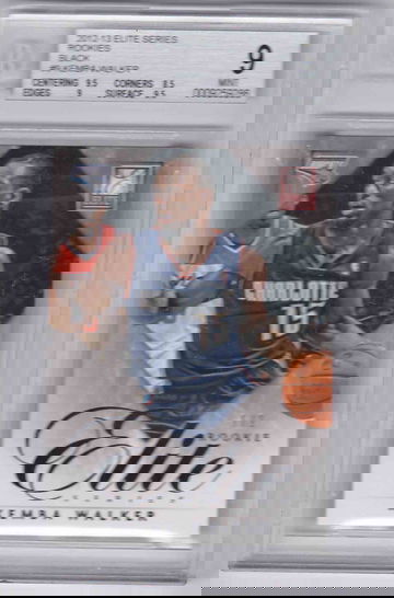2012-13 Elite Series Kemba Walker Rookies Black 1/1 BGS 9 Mint