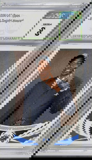 2004-05 Topps Dwight Howard Rookie Card #221 CSG 8 NM/Mint