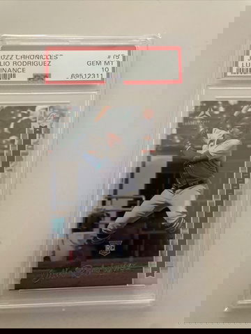 2022 chronicles luminance julio Rodriguez RC PSA 10 GEM MINT 