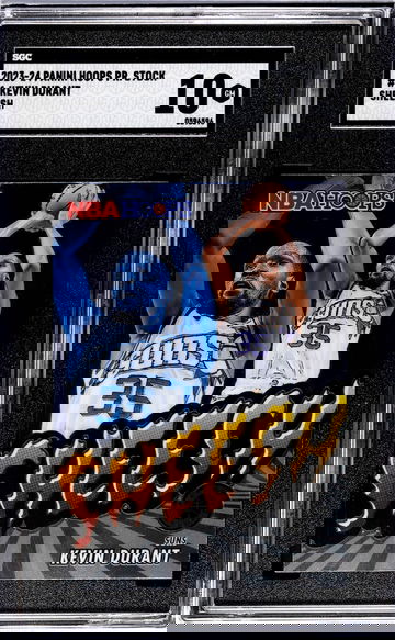 2023-24 Panini Hoops Premium Stock #1 Kevin Durant Sheesh SGC 10