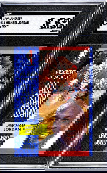 1991-92 Fleer #211 Michael Jordan All-Star SGC 8.5