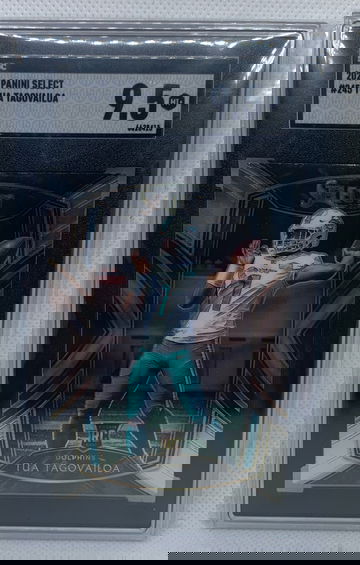 2020 Panini Select club Level #145 Tua Tagovailoa Dolphins RC **SGC 9.5