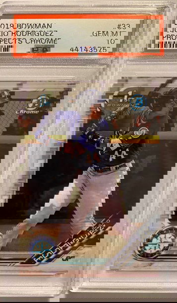 Julio Rodriguez 2019 Bowman Prospects Chrome PSA 10
