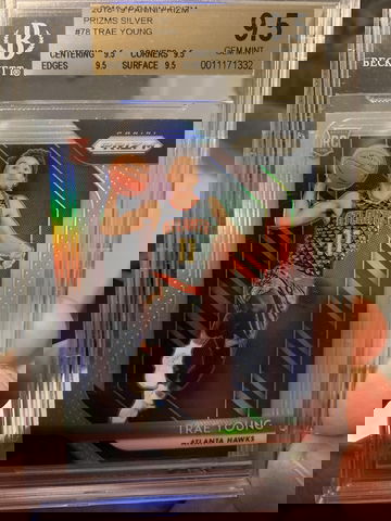 Trae Young 2018 Prizm Silver BGS 9.5 TRUE GEM