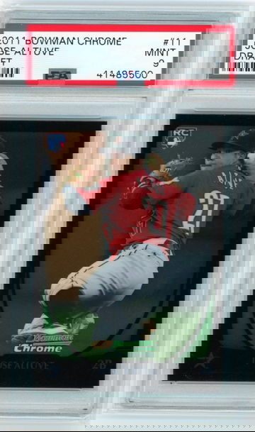 2011 Bowman Chrome Draft #11 Jose Altuve Rookie PSA 9 MINT!