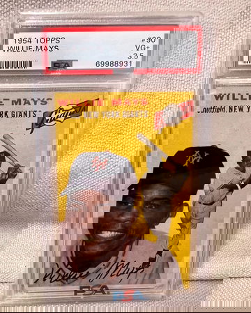 1954 Topps WILLIE MAYS #90 PSA 3.5 VG+
