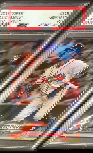 2018 Topps Ozzie Albies PSA 10 Gem Mint