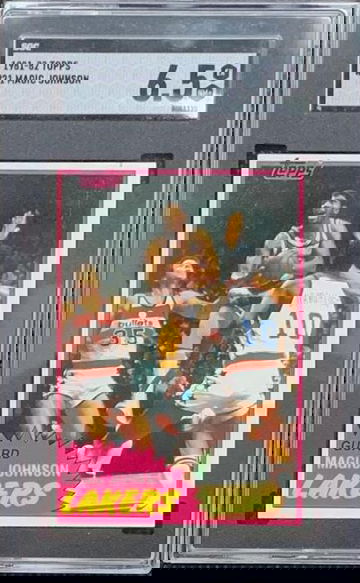 1981 Topps Magic Johnson Rookie SGC 6.5 Lakers 