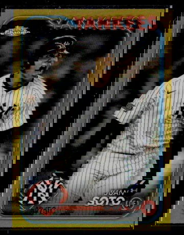 2024 Topps Chrome Update Gold Refractor Juan Soto #USC1 /50