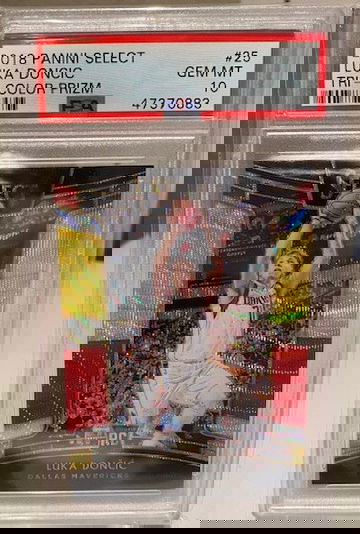 2018 Panini Select Tri Color Prizm Luka Doncic Rookie #25 - PSA 10