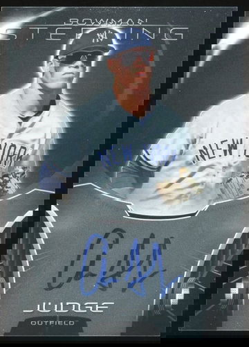 2013 Bowman Sterling Aaron Judge auto