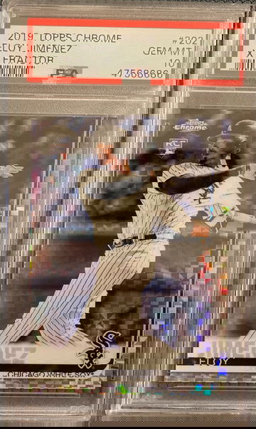 2019 Topps Chrome Xfractor Eloy Jimenez #202 PSA 10 GEM MINT