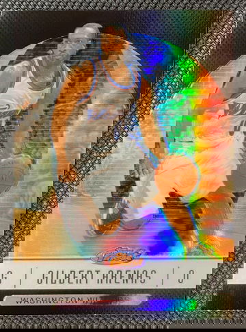 2006-07 Topps Finest - #10 Gilbert Arenas Black Refractor /99 Wizards