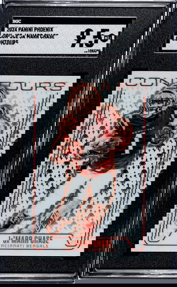 2024 Panini Phoenix #CON-JCE Ja'Marr Chase Contours SGC 9.5