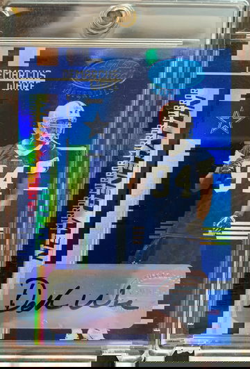 DeMarcus Ware 2005 Leaf Certified Materials Auto Mirror Blue 02/15 Rookie Card 