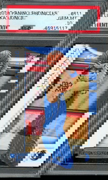 Luka Doncic 2018 Panini Chronicles Rookie PSA 10