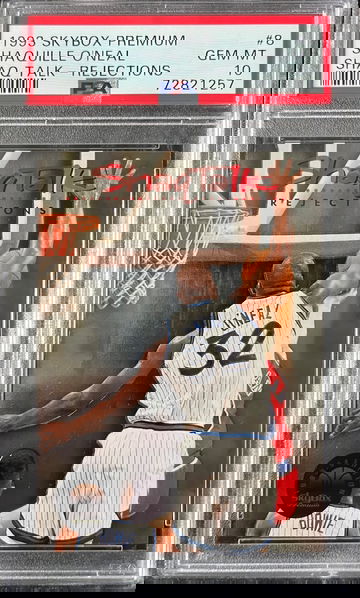 1993 Skybox Premium Shaq Talk Rejections #8 Shaquille O’Neal PSA 10 GEM MINT