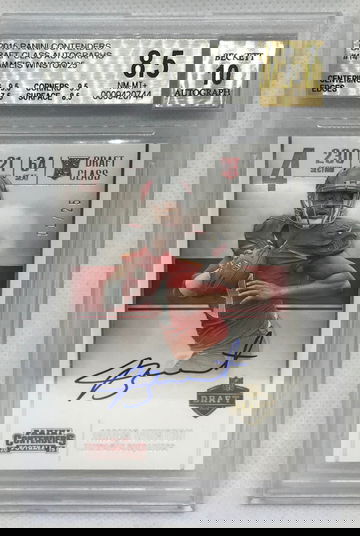 2015 Panini Contenders Draft Class Autograph Jameis Winston Rookie Card Auto /25 BGS 8.5 AUTO 10