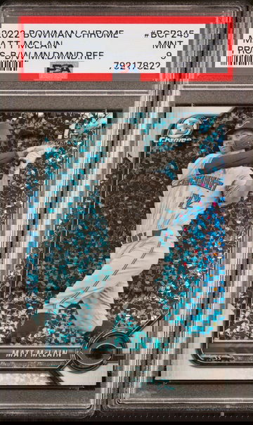 2022 Bowman Chrome #BCP245 Matt McLain Prospects PSA 9