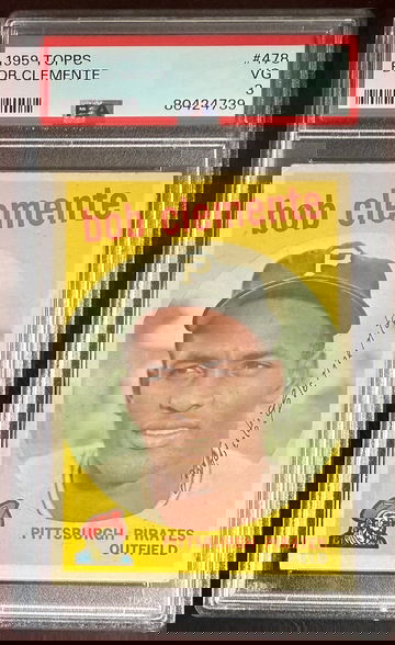 1959 Topps Roberto Clemente PSA 3