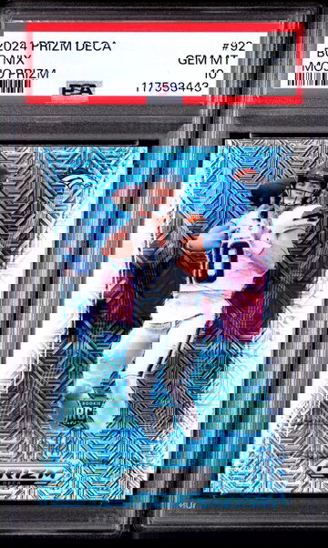 2024 PANINI PRIZM DECA #92 BO NIX MOJO /30- PSA 10