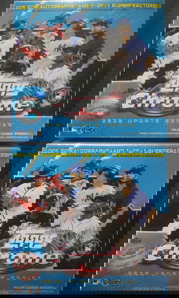 2020 Topps Chrome Update Mega Box Lot (2)- Bichette/Robert/Yordan+