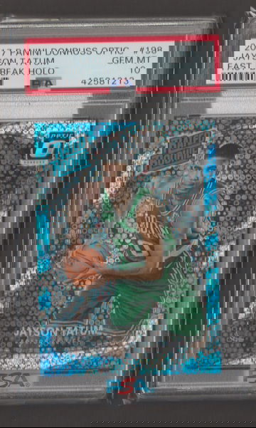 2017 Donruss Optic -Jayson Tatum - Fast Break Holo SP Rookie PSA 10PSA 10