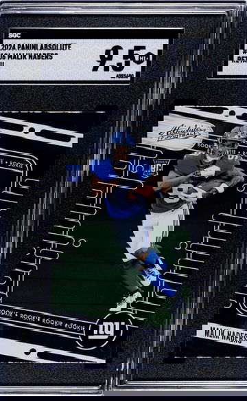 2024 Panini Absolute #106 Malik Nabers Retail SGC 9.5