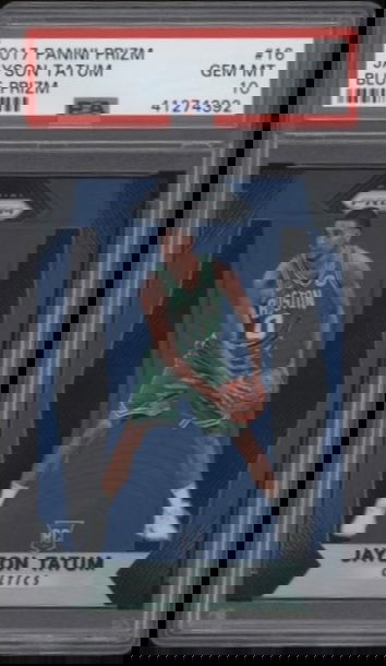 2017 Prizm Jayson Tatum blue