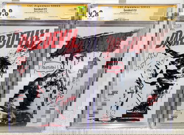 Daredevil #11 & #14 CGC 9.8 SS - Ultimate 1st Muse 2x signed Panosian 2 book lot