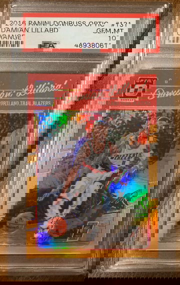 2016 Optic Orange Lillard psa 10 /199