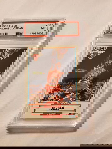 Michael Jordan 1990 Fleer PSA 9
