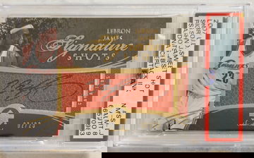 2007 Upper Deck Lebron James Sweet Shot Signature Shots Auto Signature PSA 8 /23 SSP